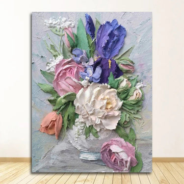Elegant Scandinavian Flower Canvas Art - InspiredGrabs.com